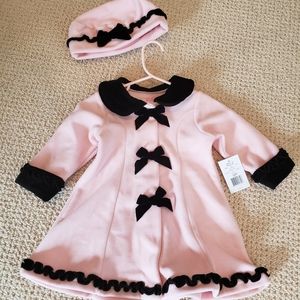 Sophie Rose baby girl coat & hat set